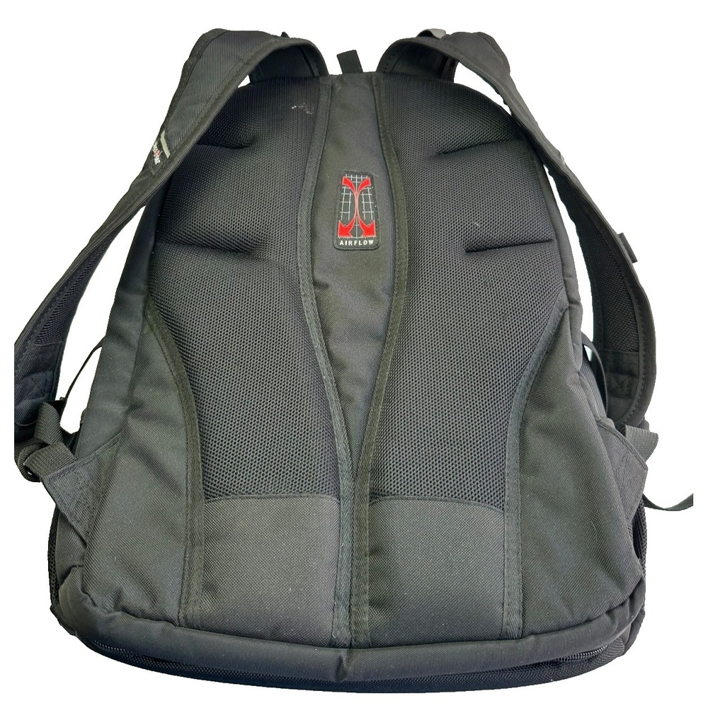 SwissGear 1900 ScanSmart Laptop Backpack Black 19x14x6 Airflow Multi Pockets Zip - Picture 11 of 16